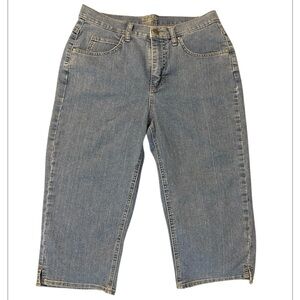 Riders by Lee Women's Blue Cropped Capri Jeans Size 10